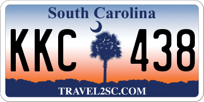 SC license plate KKC438