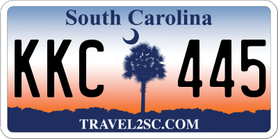 SC license plate KKC445