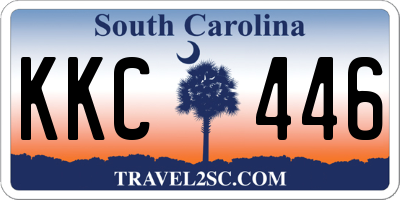 SC license plate KKC446