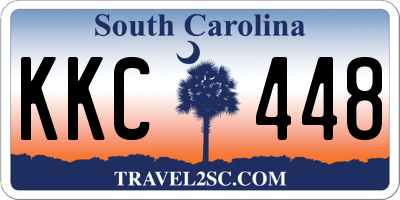 SC license plate KKC448