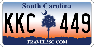 SC license plate KKC449