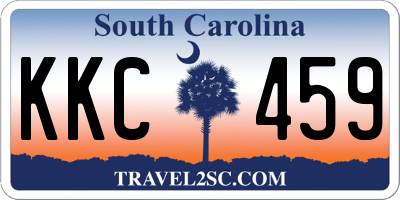 SC license plate KKC459
