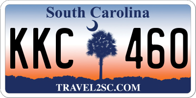SC license plate KKC460