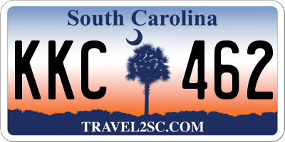 SC license plate KKC462