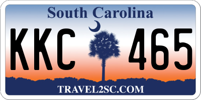 SC license plate KKC465