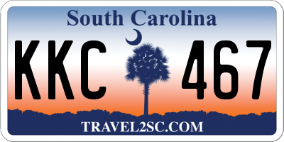 SC license plate KKC467