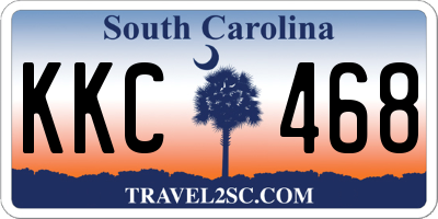 SC license plate KKC468