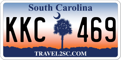 SC license plate KKC469