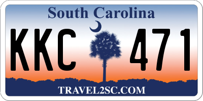 SC license plate KKC471