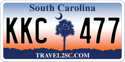 SC license plate KKC477