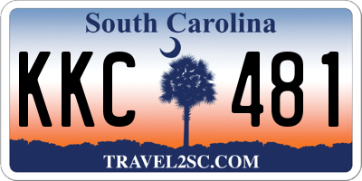 SC license plate KKC481