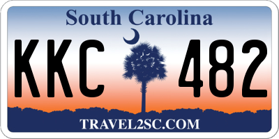 SC license plate KKC482