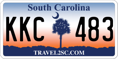 SC license plate KKC483