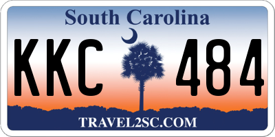 SC license plate KKC484