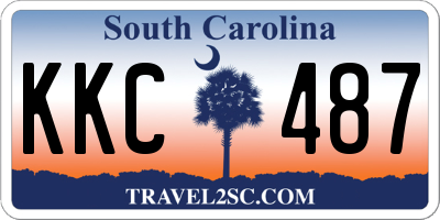 SC license plate KKC487