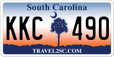 SC license plate KKC490