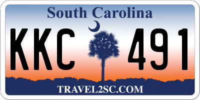 SC license plate KKC491