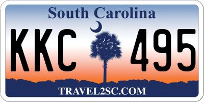 SC license plate KKC495