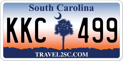 SC license plate KKC499