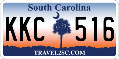 SC license plate KKC516