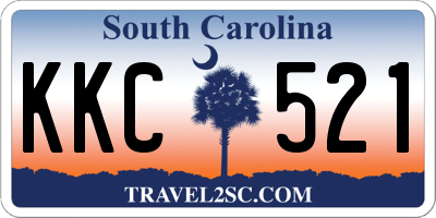 SC license plate KKC521