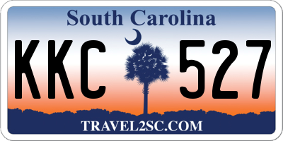 SC license plate KKC527