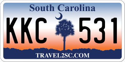 SC license plate KKC531