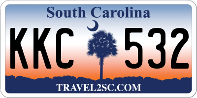 SC license plate KKC532