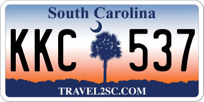 SC license plate KKC537