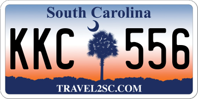 SC license plate KKC556