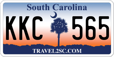SC license plate KKC565