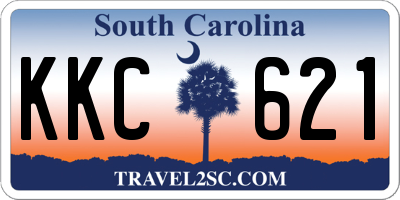 SC license plate KKC621