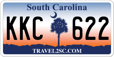 SC license plate KKC622