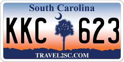 SC license plate KKC623