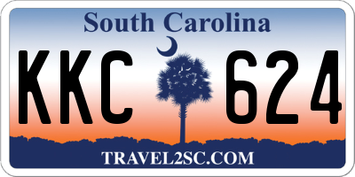 SC license plate KKC624