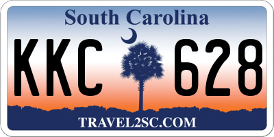 SC license plate KKC628