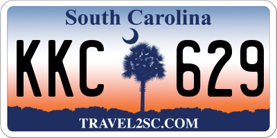 SC license plate KKC629