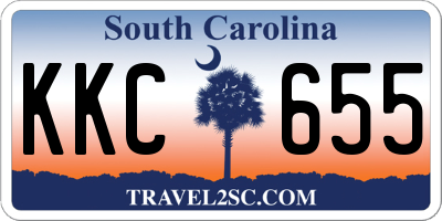 SC license plate KKC655