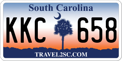 SC license plate KKC658