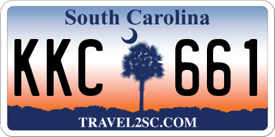 SC license plate KKC661