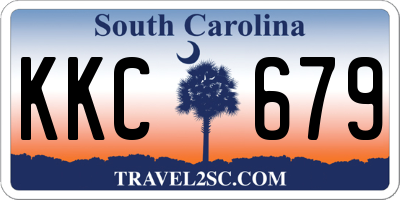 SC license plate KKC679