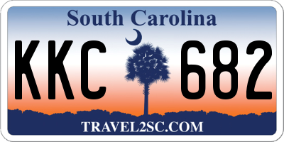SC license plate KKC682