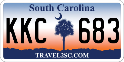SC license plate KKC683