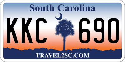 SC license plate KKC690
