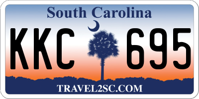 SC license plate KKC695