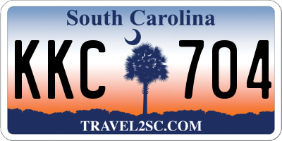SC license plate KKC704