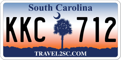SC license plate KKC712