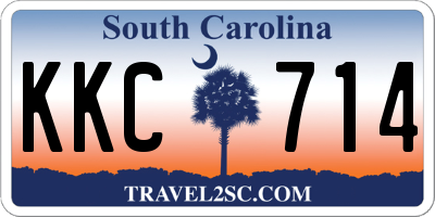 SC license plate KKC714