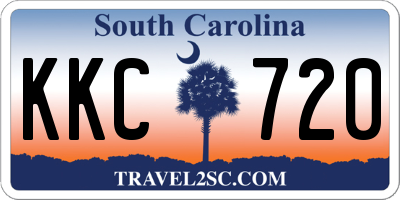SC license plate KKC720