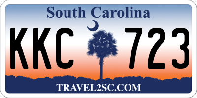 SC license plate KKC723